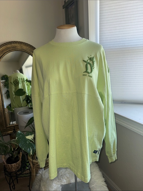 Disney Tops - Disneyland Resort oversized Spirit Jersey with Glitter Tinker Bell Crest